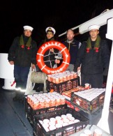 Gobernación Marítima de Puerto Williams y Sernapesca incautaron una tonelada de centolla