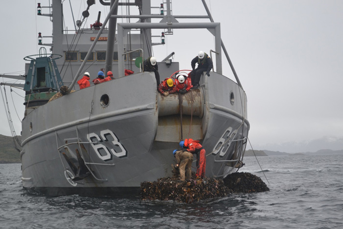 BRS-63 “Slight” efectuó mantenimiento a la señalización marítima de la III Zona