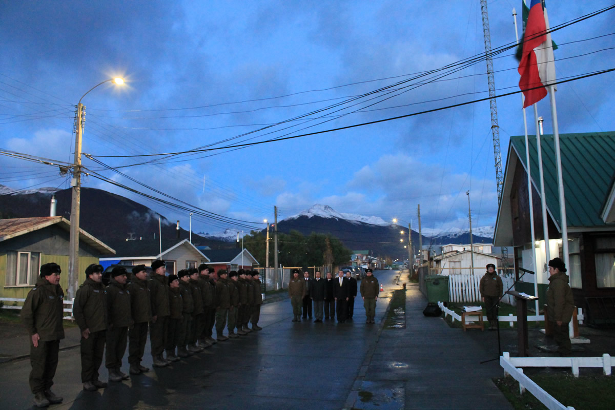 CARABINEROS DE PUERTO WILLIAMS CELEBRARON ANIVERSARIO